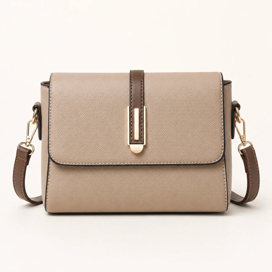 Bolsa Transversal Feminina Stoneveil Khaki da Femily — imagem de catálogo 1