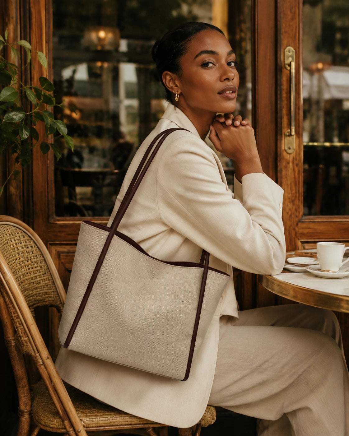 bolsas-tote-grande-elara-bege-em-uso