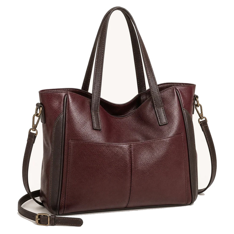 Bolsa Feminina Transversal Modelo Elisa Grande Minimalista Vinho Tinto em fundo branco | Femily