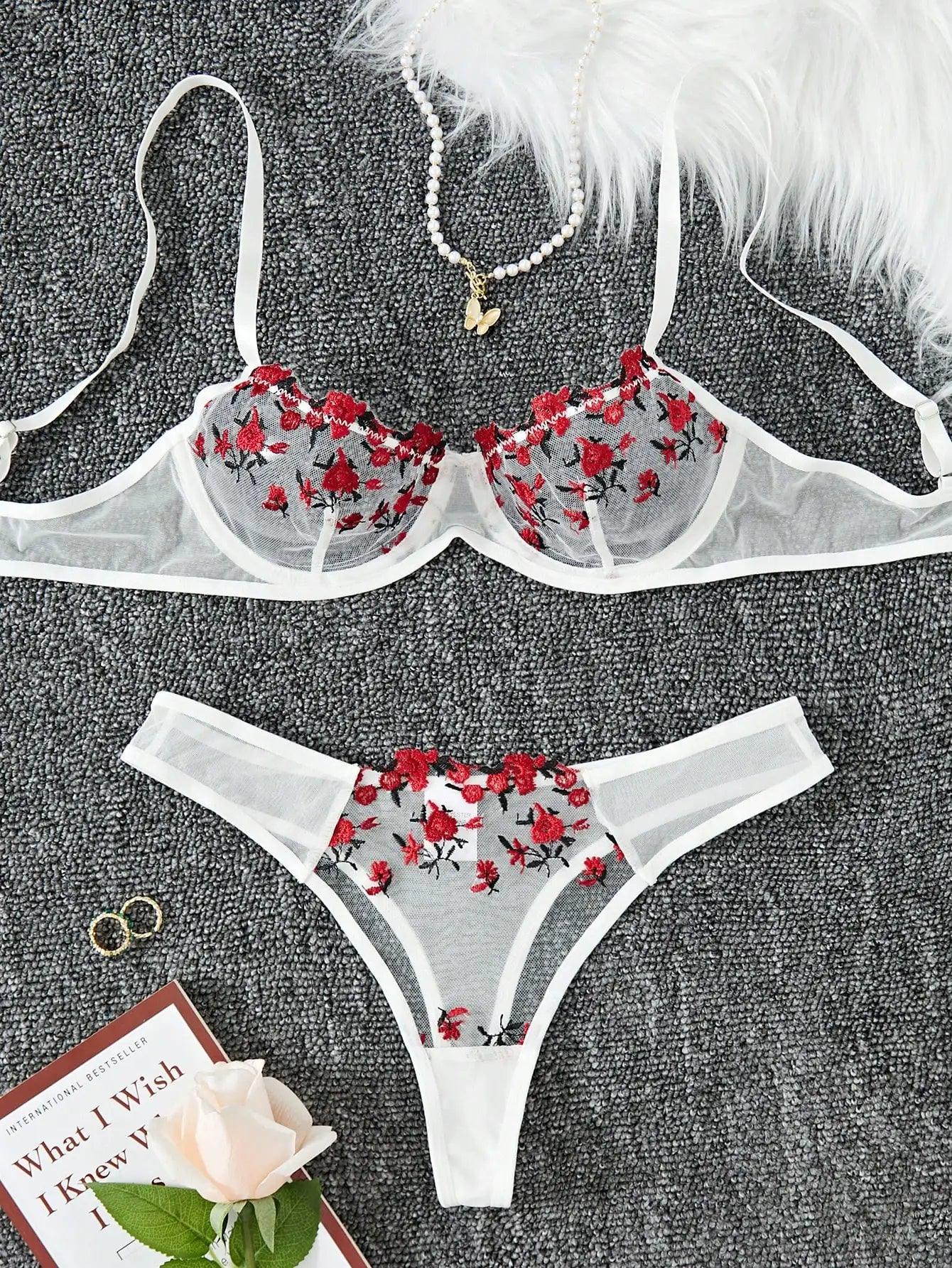 Conjunto de Lingerie Transparente ©