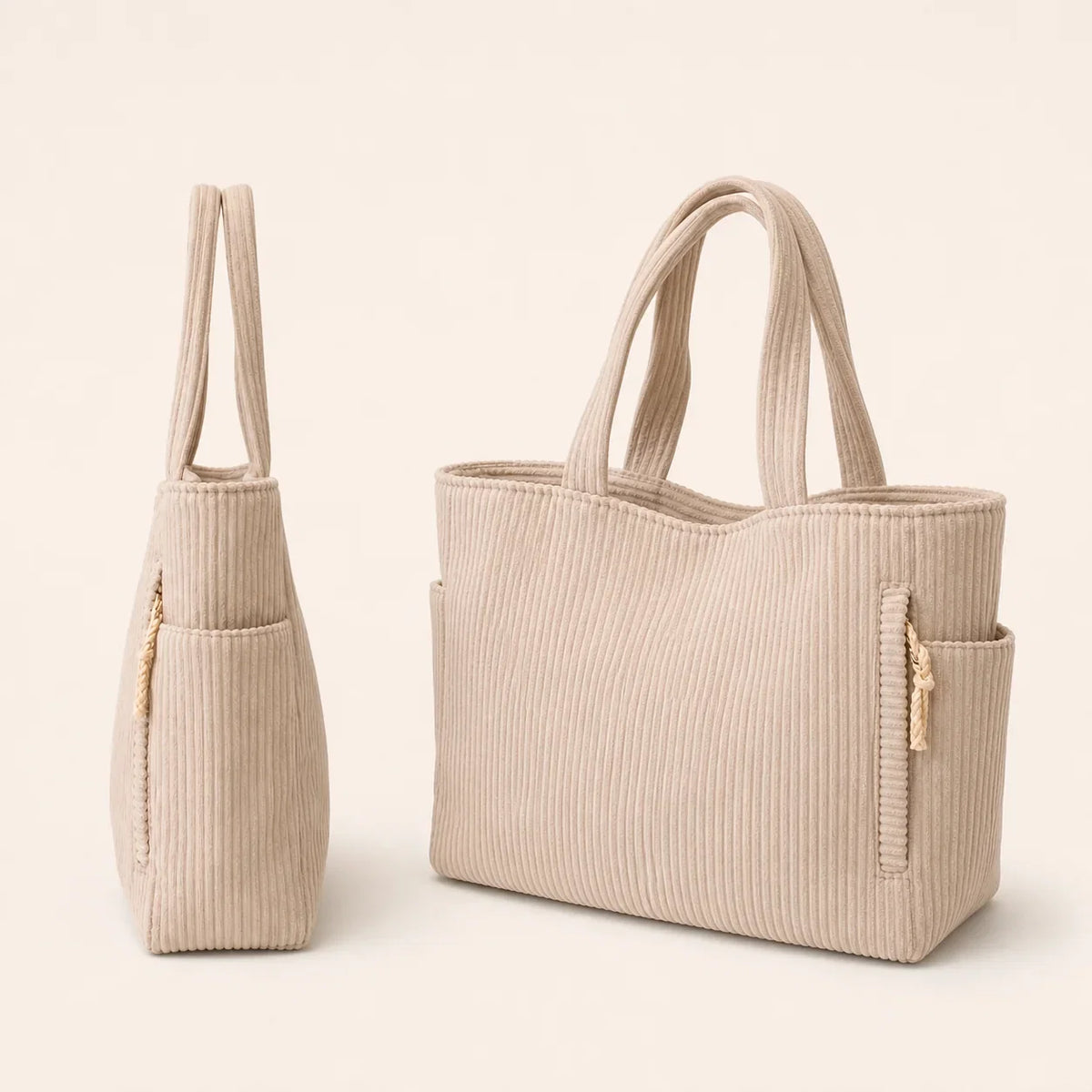 Bolsa feminina grande Liora Bege